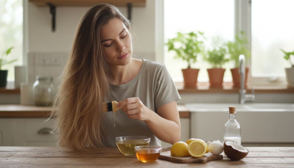 eclaircir cheveux brun