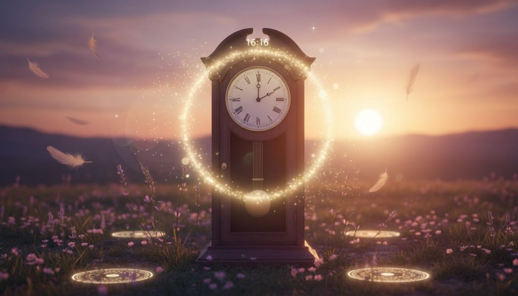 Découvrez la signification spirituelle profonde de l'heure miroir 16h16 et comprenez les messages cachés que cet alignement vous transmet pour votre chemin de vie.