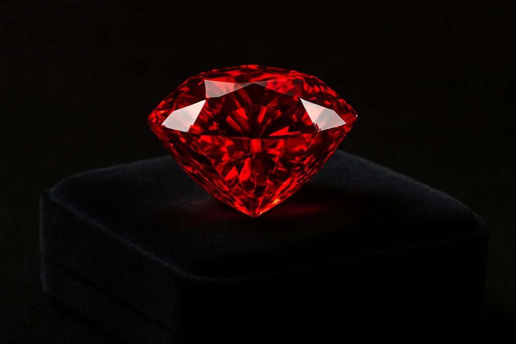 Découvrez le diamant rouge, le joyau le plus rare et précieux au monde, réputé pour sa beauté exceptionnelle et son exclusivité unique.