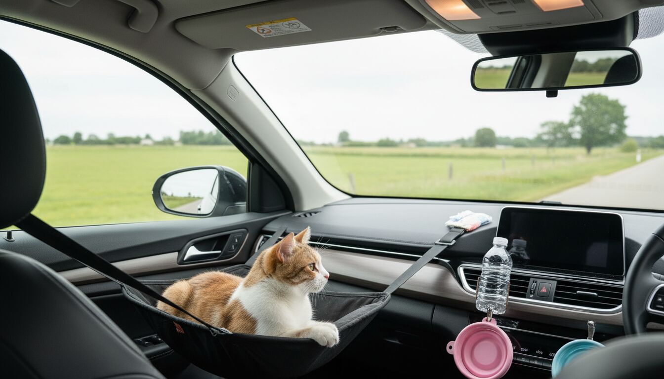 Découvrez nos conseils pratiques pour voyager 600 km en voiture avec votre chat en toute sécurité et sérénité.