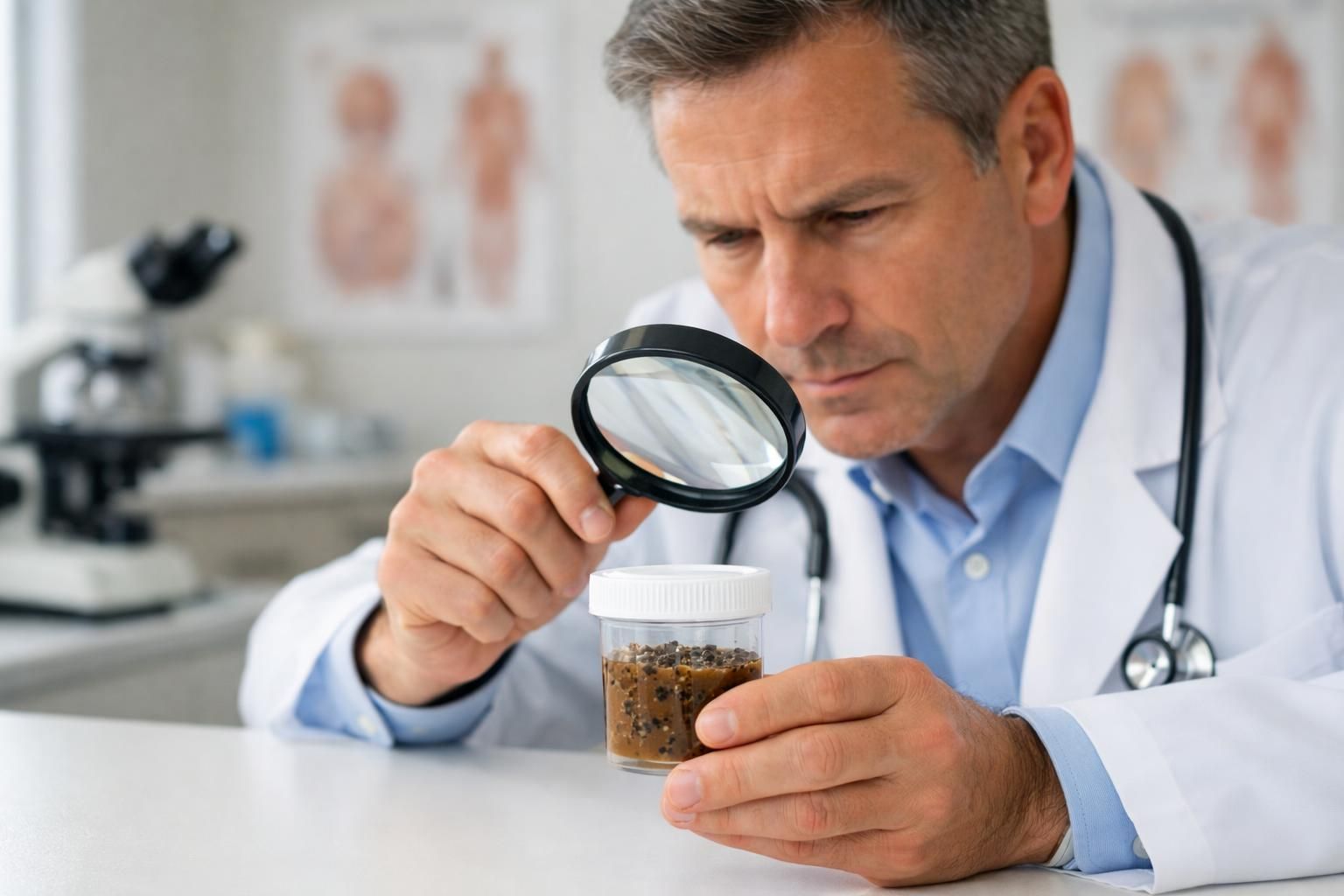 découvrez les causes des points noirs dans les selles, leurs implications et quand consulter un professionnel de santé pour un diagnostic précis.